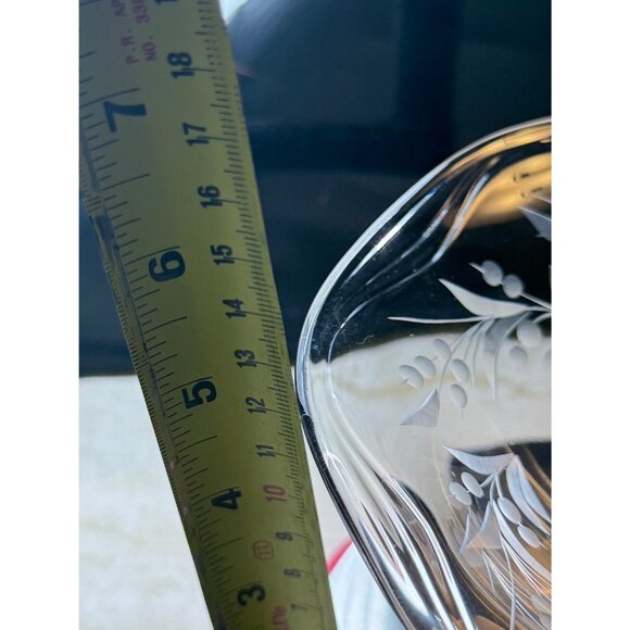 Vtg. Fostoria Cynthia Etch Coronet Comport 5" tall - Picture 9 of 11